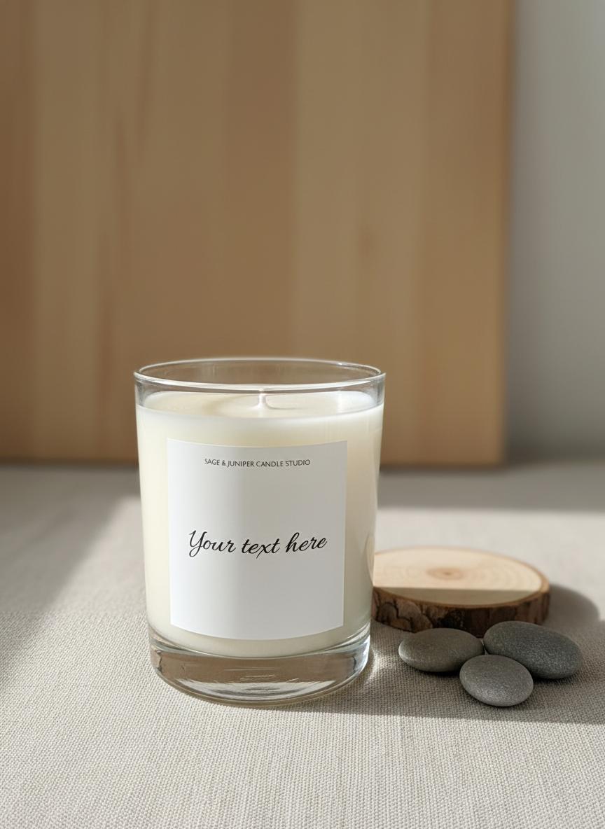 Personalised Scented Soy Wax Candle