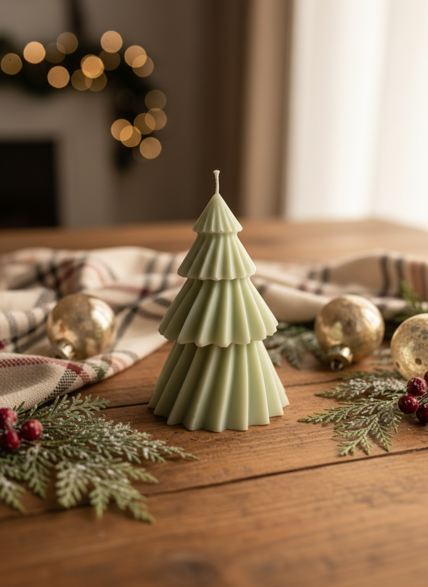 Cosy Christmas listing photo with different background