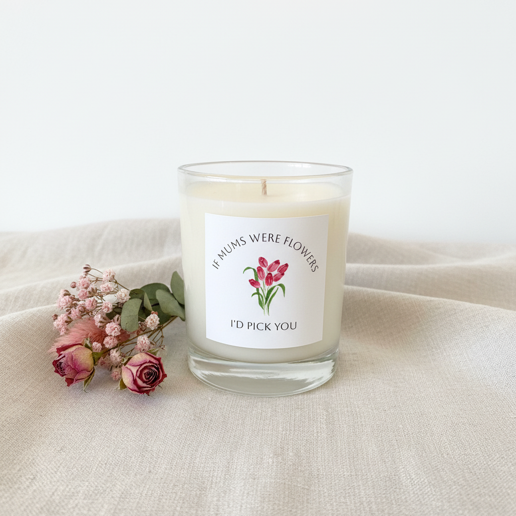 Mother's Day Candle Product Photo