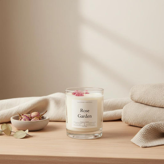 Rose Garden Scented Soy Wax Candle