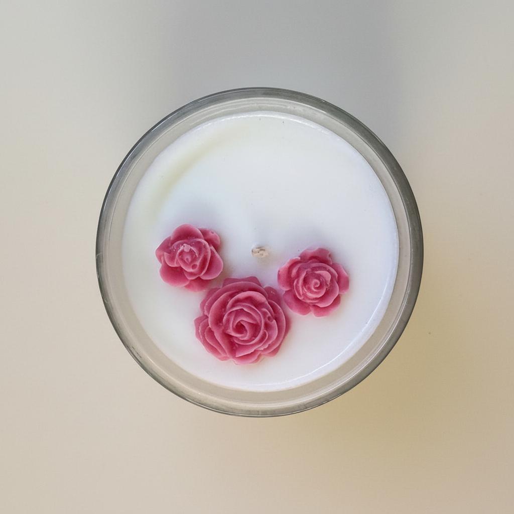 Rose Garden Scented Soy Wax Candle
