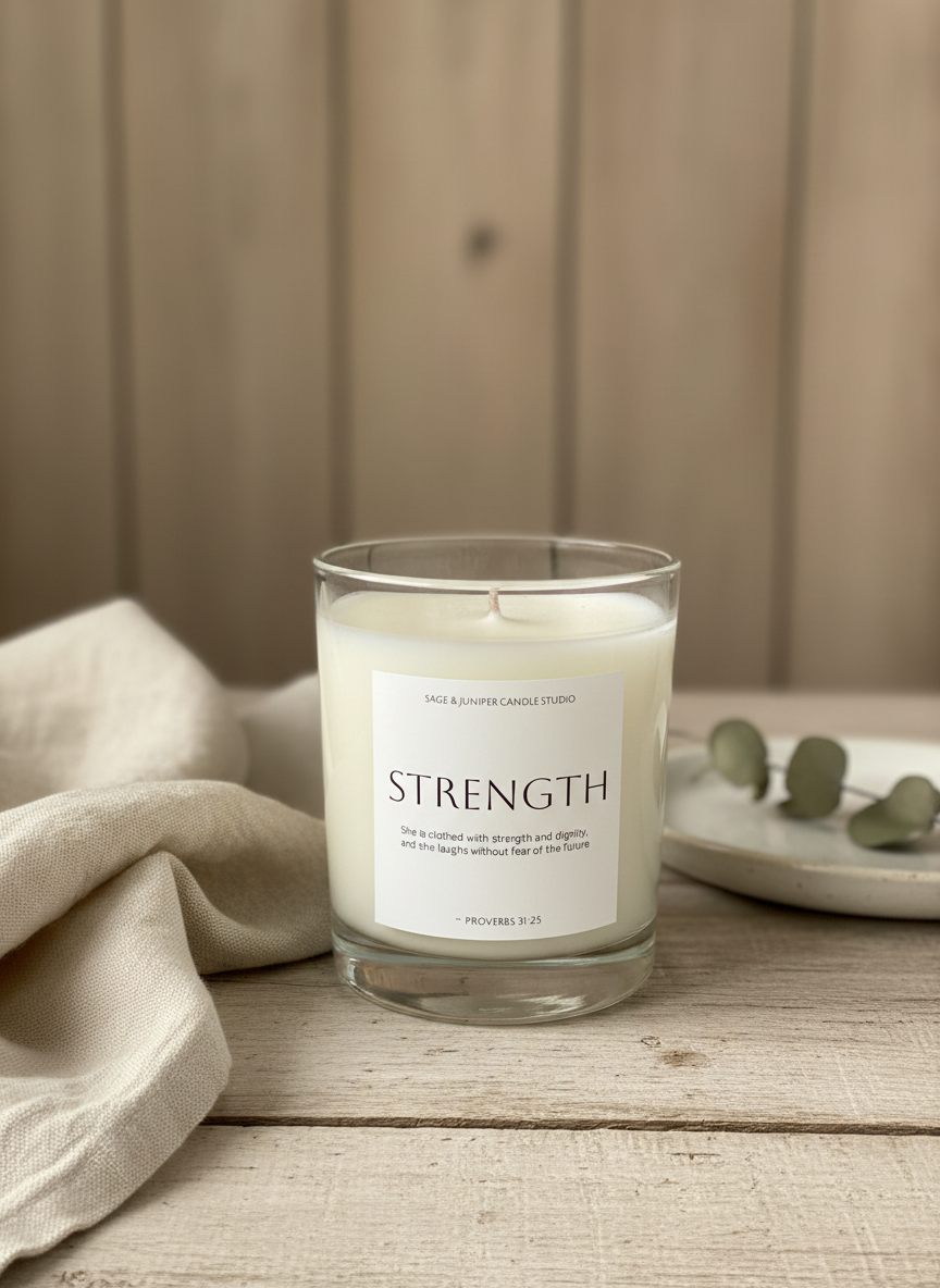 Strength Candle Shop Listing Photo